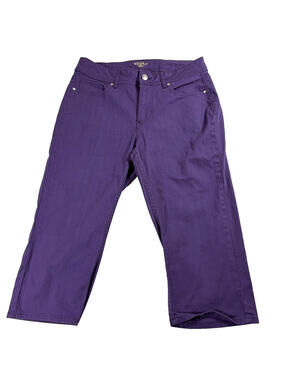 Riders By Lee Jeans Womens Purple Straight Leg Stretch Denim Y2K Vintage Retro90